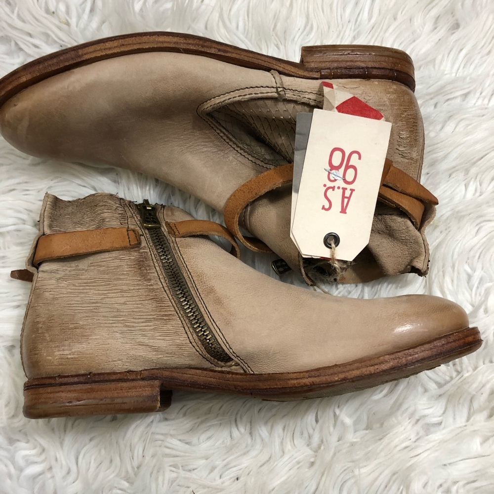 *SOLD* FP x A.S.98 Imperial Distressed Ankle Boots - Picture 6 of 8